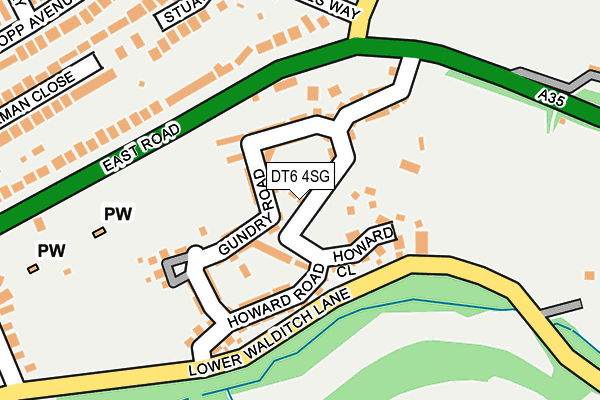 DT6 4SG map - OS OpenMap – Local (Ordnance Survey)