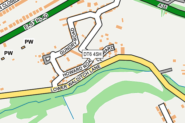 DT6 4SH map - OS OpenMap – Local (Ordnance Survey)