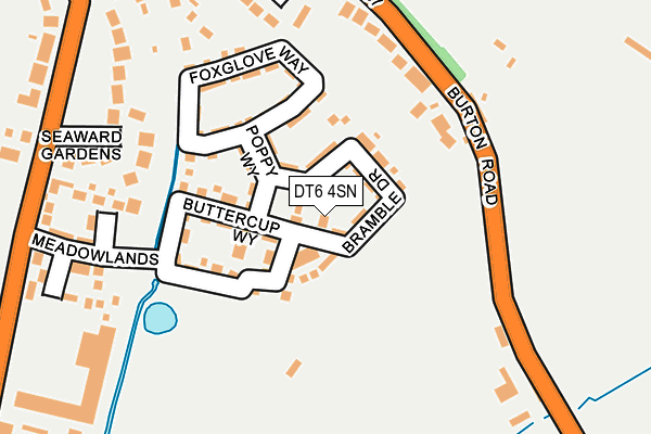 DT6 4SN map - OS OpenMap – Local (Ordnance Survey)