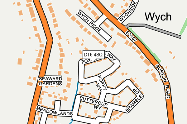 DT6 4SQ map - OS OpenMap – Local (Ordnance Survey)