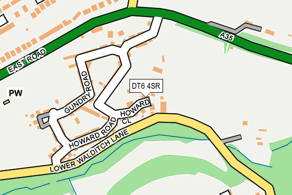 DT6 4SR map - OS OpenMap – Local (Ordnance Survey)