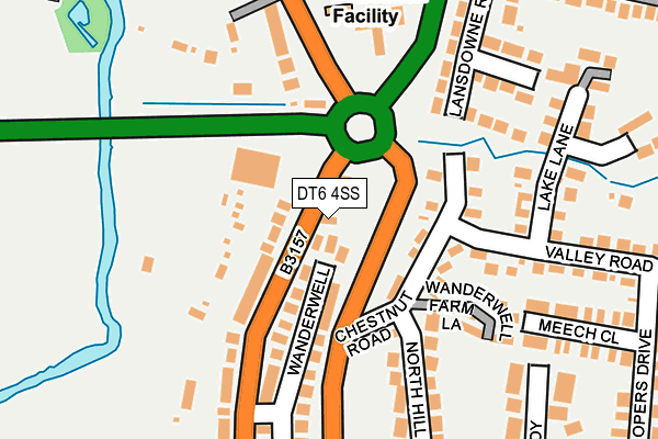 DT6 4SS map - OS OpenMap – Local (Ordnance Survey)
