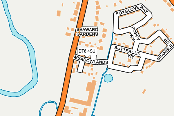 DT6 4SU map - OS OpenMap – Local (Ordnance Survey)