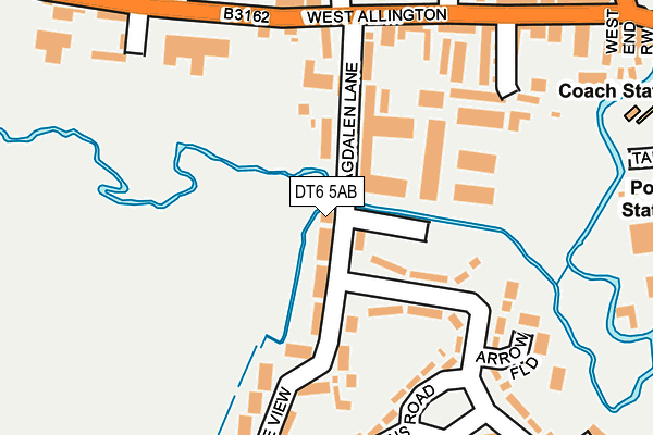 DT6 5AB map - OS OpenMap – Local (Ordnance Survey)