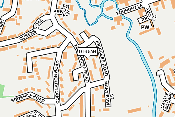DT6 5AH map - OS OpenMap – Local (Ordnance Survey)