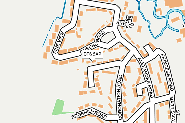 DT6 5AP map - OS OpenMap – Local (Ordnance Survey)