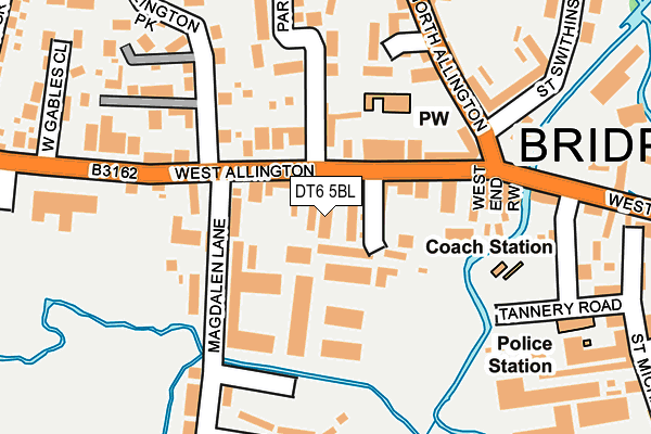 DT6 5BL map - OS OpenMap – Local (Ordnance Survey)