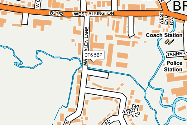 DT6 5BP map - OS OpenMap – Local (Ordnance Survey)