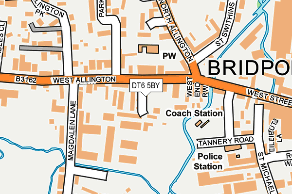 DT6 5BY map - OS OpenMap – Local (Ordnance Survey)