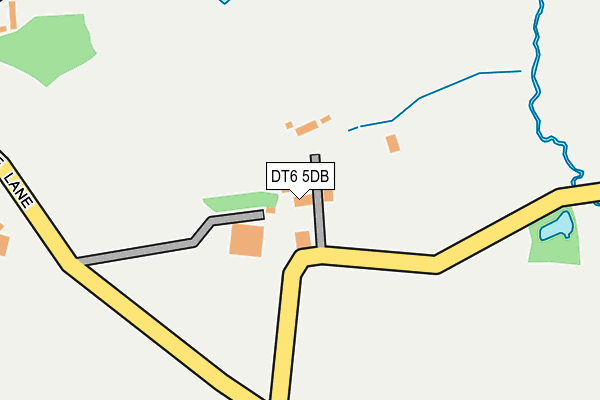 DT6 5DB map - OS OpenMap – Local (Ordnance Survey)