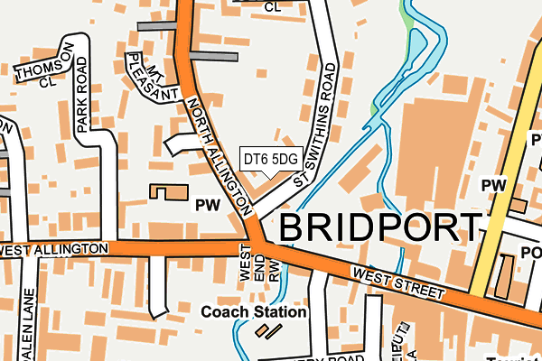 DT6 5DG map - OS OpenMap – Local (Ordnance Survey)