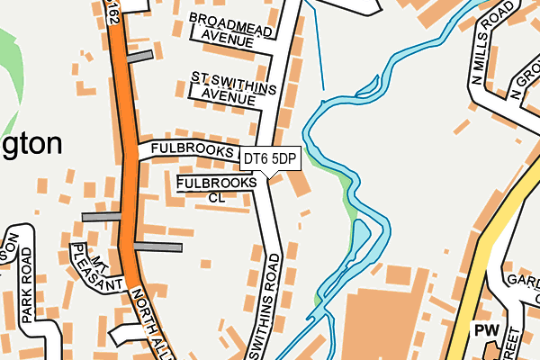 DT6 5DP map - OS OpenMap – Local (Ordnance Survey)