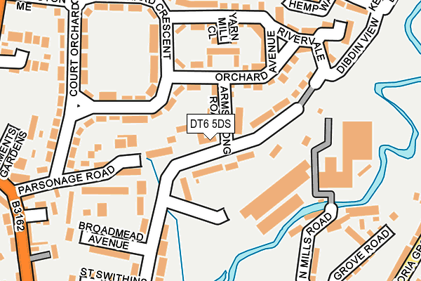 DT6 5DS map - OS OpenMap – Local (Ordnance Survey)