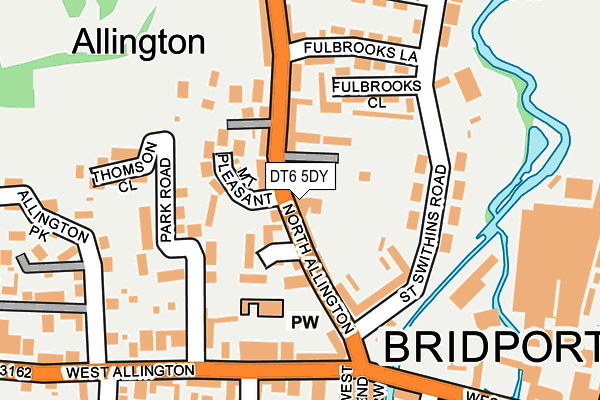 DT6 5DY map - OS OpenMap – Local (Ordnance Survey)