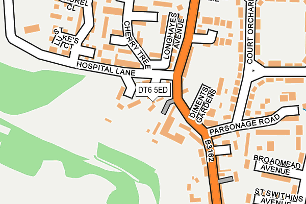 DT6 5ED map - OS OpenMap – Local (Ordnance Survey)