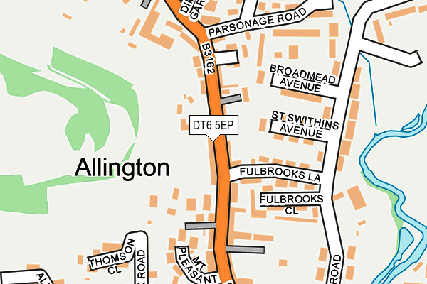 DT6 5EP map - OS OpenMap – Local (Ordnance Survey)