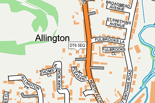 DT6 5EQ map - OS OpenMap – Local (Ordnance Survey)