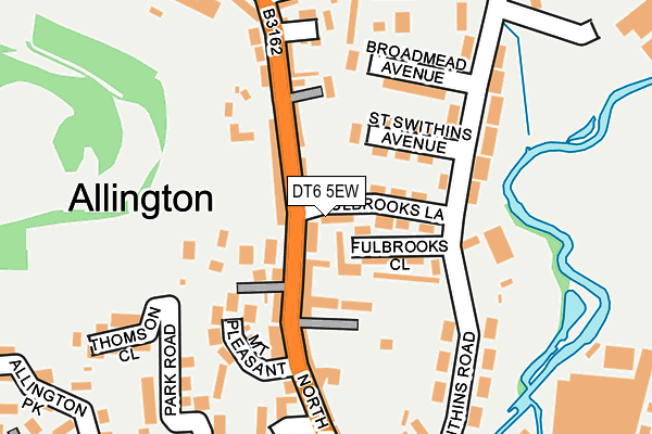 DT6 5EW map - OS OpenMap – Local (Ordnance Survey)