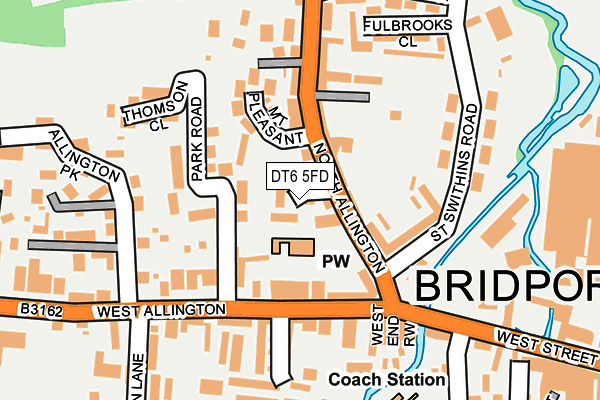 DT6 5FD map - OS OpenMap – Local (Ordnance Survey)