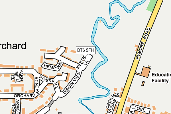 DT6 5FH map - OS OpenMap – Local (Ordnance Survey)