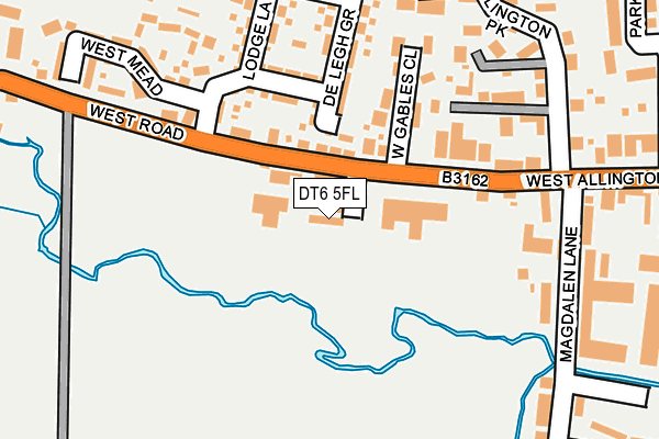 DT6 5FL map - OS OpenMap – Local (Ordnance Survey)