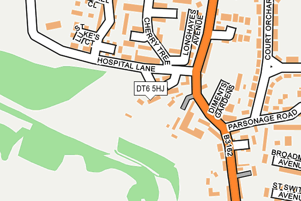 DT6 5HJ map - OS OpenMap – Local (Ordnance Survey)