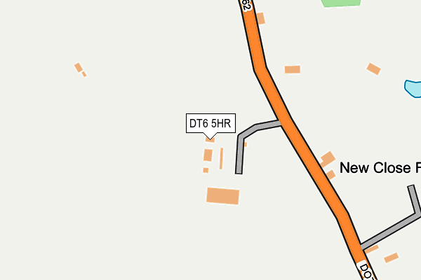 DT6 5HR map - OS OpenMap – Local (Ordnance Survey)