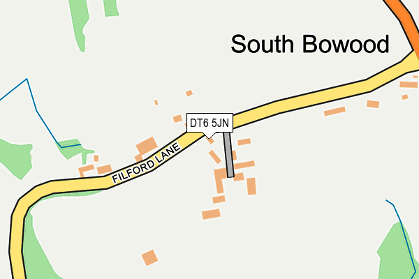 DT6 5JN map - OS OpenMap – Local (Ordnance Survey)