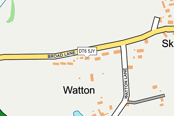 DT6 5JY map - OS OpenMap – Local (Ordnance Survey)