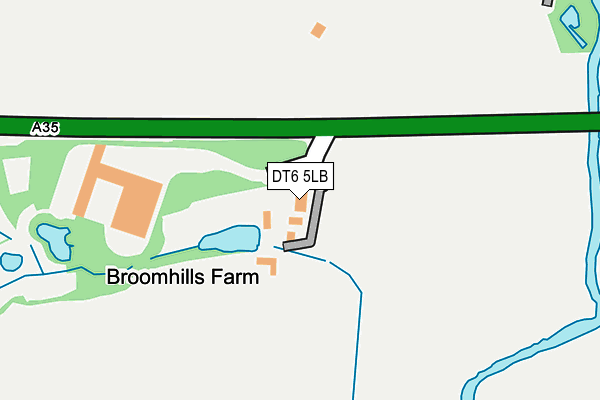 DT6 5LB map - OS OpenMap – Local (Ordnance Survey)