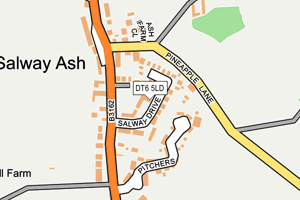 DT6 5LD map - OS OpenMap – Local (Ordnance Survey)