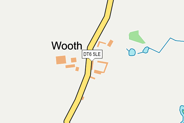 DT6 5LE map - OS OpenMap – Local (Ordnance Survey)