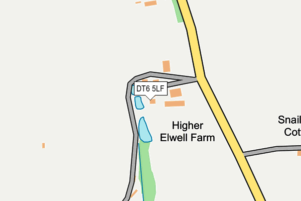 DT6 5LF map - OS OpenMap – Local (Ordnance Survey)