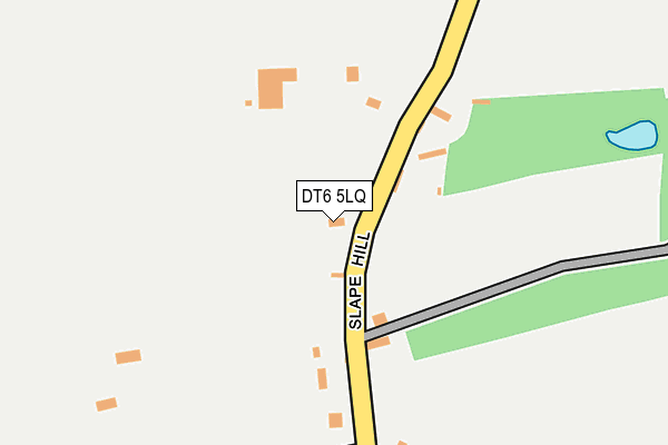 DT6 5LQ map - OS OpenMap – Local (Ordnance Survey)