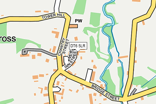 DT6 5LR map - OS OpenMap – Local (Ordnance Survey)