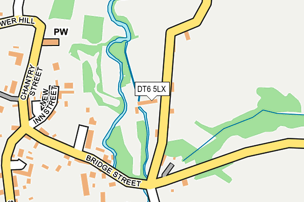 DT6 5LX map - OS OpenMap – Local (Ordnance Survey)