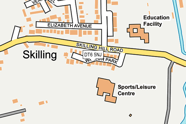 DT6 5NJ map - OS OpenMap – Local (Ordnance Survey)