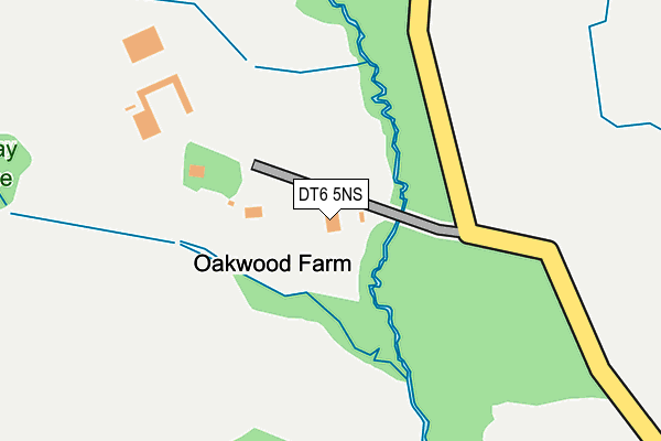 DT6 5NS map - OS OpenMap – Local (Ordnance Survey)