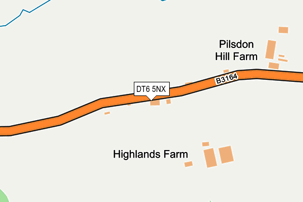 DT6 5NX map - OS OpenMap – Local (Ordnance Survey)