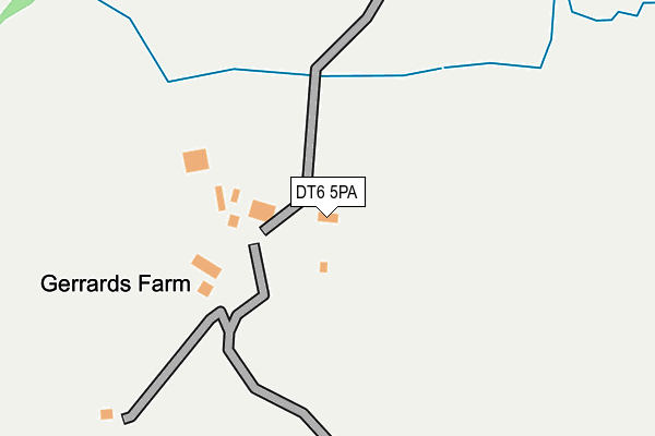 DT6 5PA map - OS OpenMap – Local (Ordnance Survey)