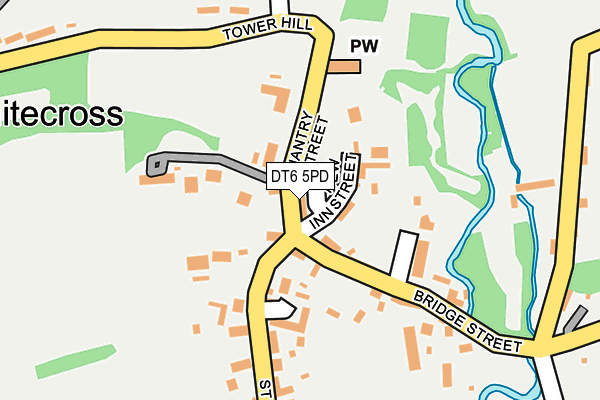 DT6 5PD map - OS OpenMap – Local (Ordnance Survey)