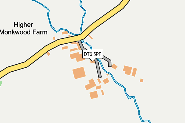 DT6 5PF map - OS OpenMap – Local (Ordnance Survey)