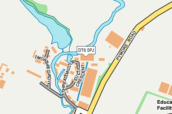 DT6 5PJ map - OS OpenMap – Local (Ordnance Survey)