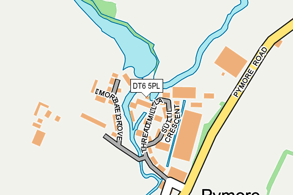 DT6 5PL map - OS OpenMap – Local (Ordnance Survey)