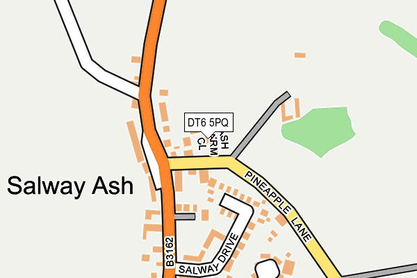 DT6 5PQ map - OS OpenMap – Local (Ordnance Survey)