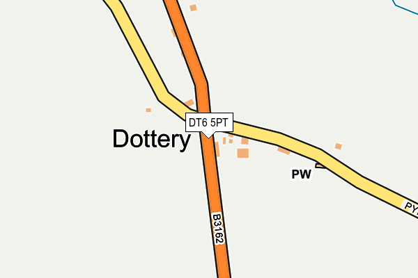 DT6 5PT map - OS OpenMap – Local (Ordnance Survey)