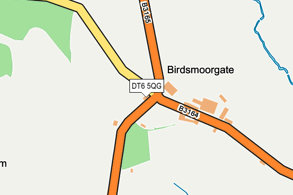 DT6 5QG map - OS OpenMap – Local (Ordnance Survey)