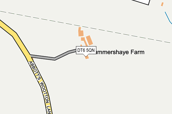 DT6 5QN map - OS OpenMap – Local (Ordnance Survey)