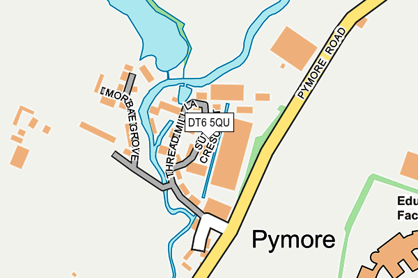 DT6 5QU map - OS OpenMap – Local (Ordnance Survey)