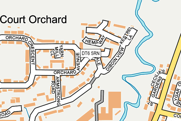 DT6 5RN map - OS OpenMap – Local (Ordnance Survey)